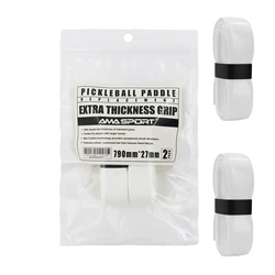 Pickleball Overgrip-Anti Slip,Tacky Feel Premium Synthetic Overgrips Fits Elongated,Standard Handles,Pickleball Grip Tape White