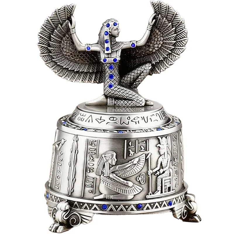 Classical Revolving Isis Goddess Music Box Creative Novelty Birthday Valentine's Christmas New Year Gift