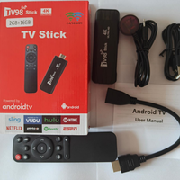 TV98 RK3228A Smart TV Stick Android 7.1 OS 2.4G/5G Dual Band WIFI TV Stick 4K HD 8GB/16GB Media Player Smart Android TV Stick