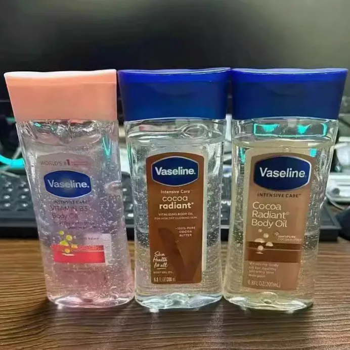 ヴァセリン-ブライトニング-ボディジェルオイル-200ml-肌トーンケア、乾燥肌・くすみ肌のための深層保湿、栄養ジェルオイル配合