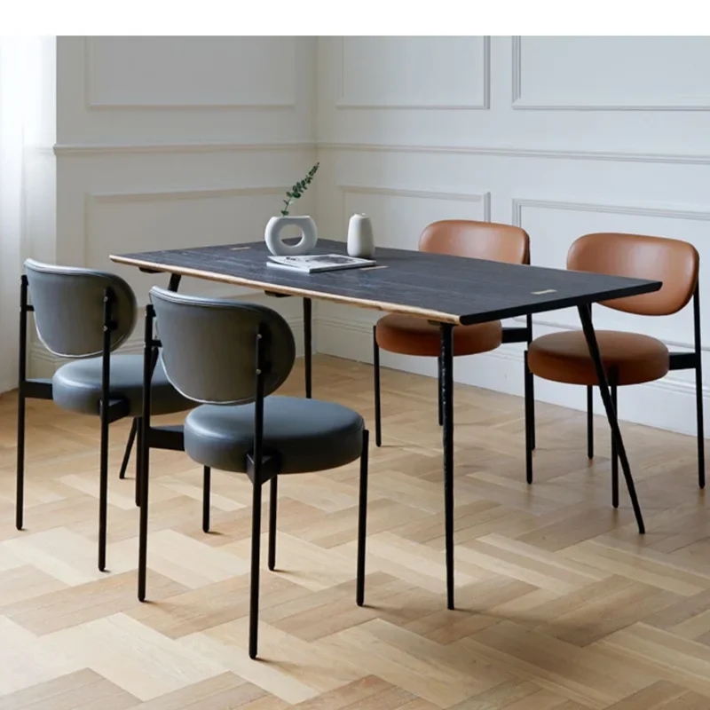 Internet celebrity dining chair home, light luxury backrest desk chair