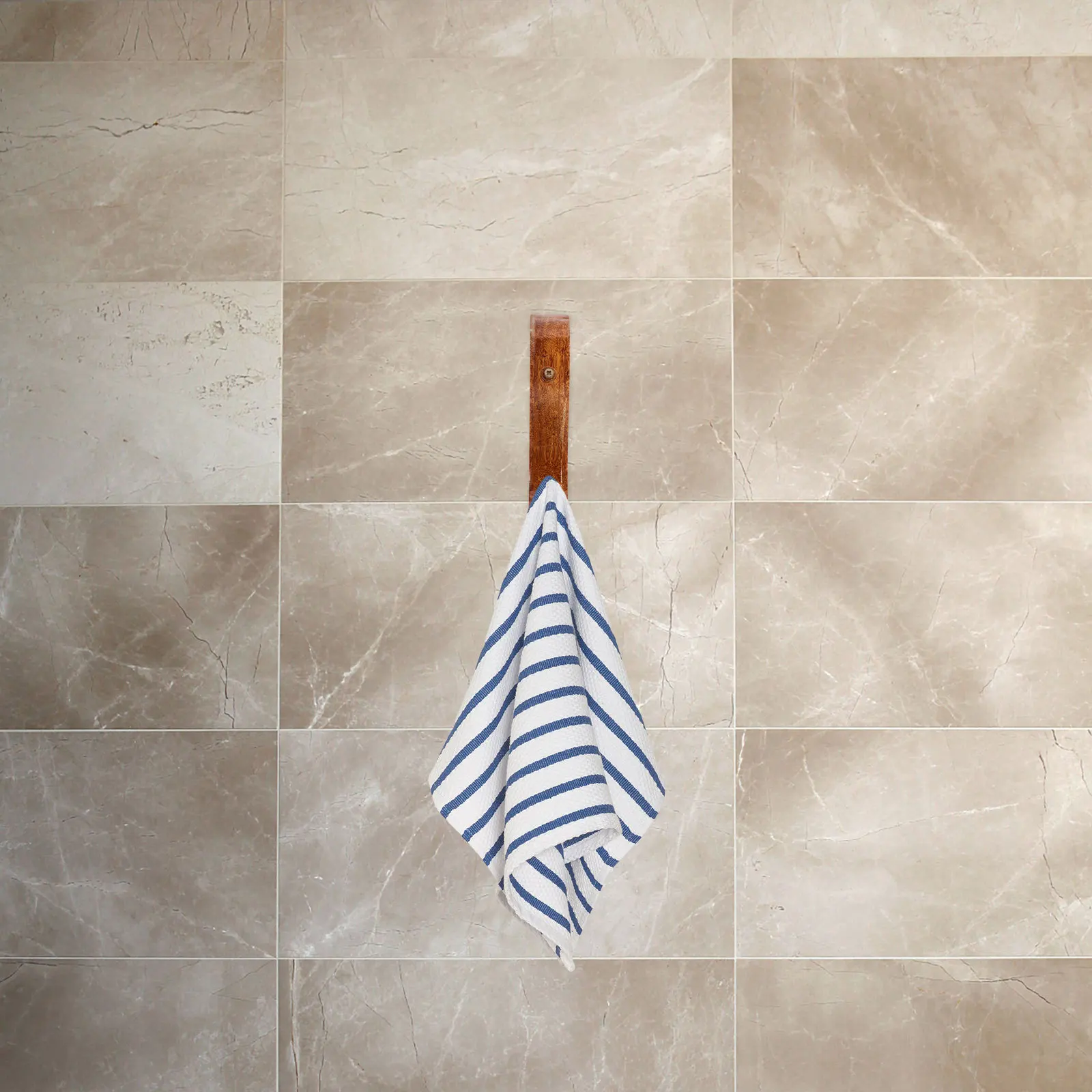 خطاف تثبيت على الحائط الخشبي بتصميم مدبب من الخيزران للمناشف وحقائب الظهر وحامل قوي للمطبخ والحمام #2