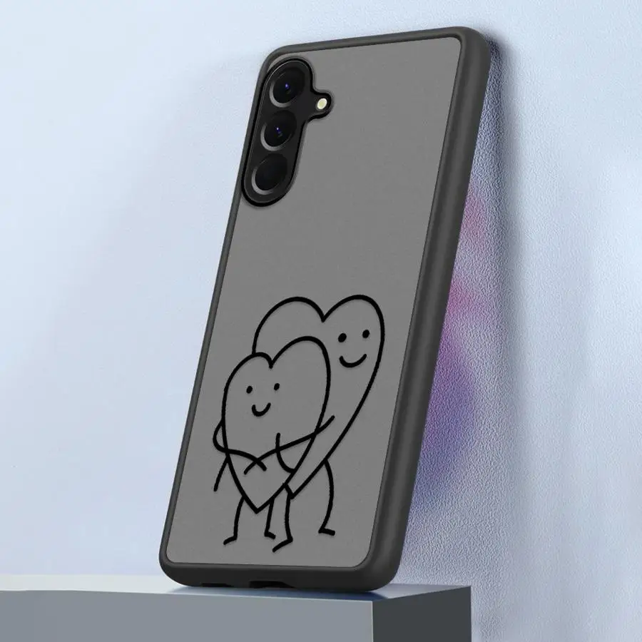 Funda trasera de teléfono con arte interesante de dibujos animados para Samsung Galaxy A14 A50 A15 A16 A12 A17 Note 20 Ultra 10+ 9 8 A30 A70 A06 A13