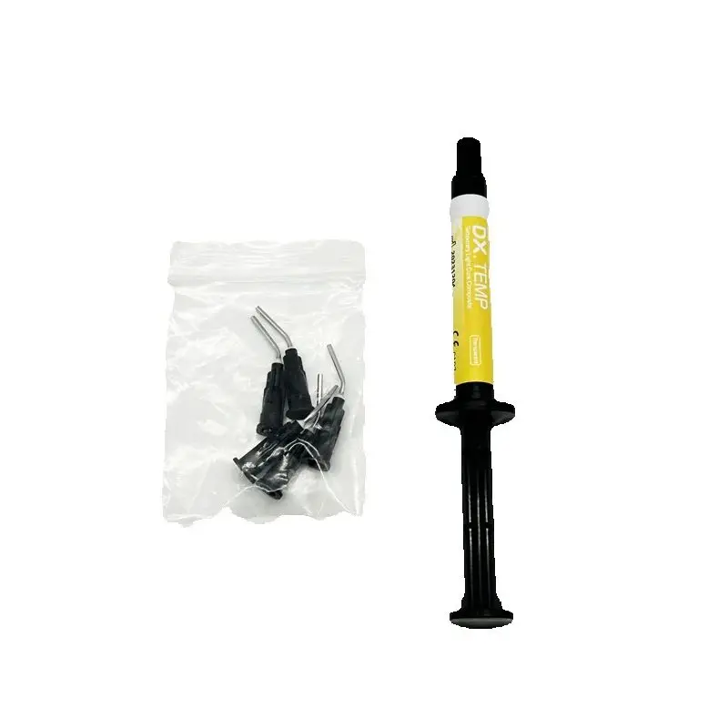 Hot Selling Dental Filling Materials DENTEX DX. TEMP Temporary Light Cure Composite 2.5g/syringe