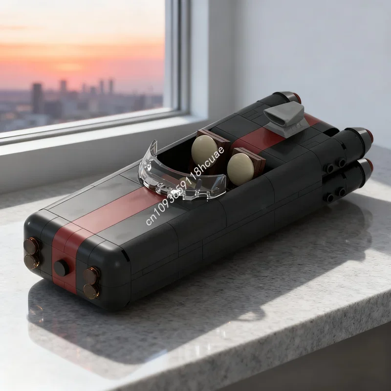 

211 шт. MOC Landspeeder Corvette Star Battle Модель Строительные игрушечные блоки Архитектура Рождественские подарки Сборка Образовательный кирпич Дети