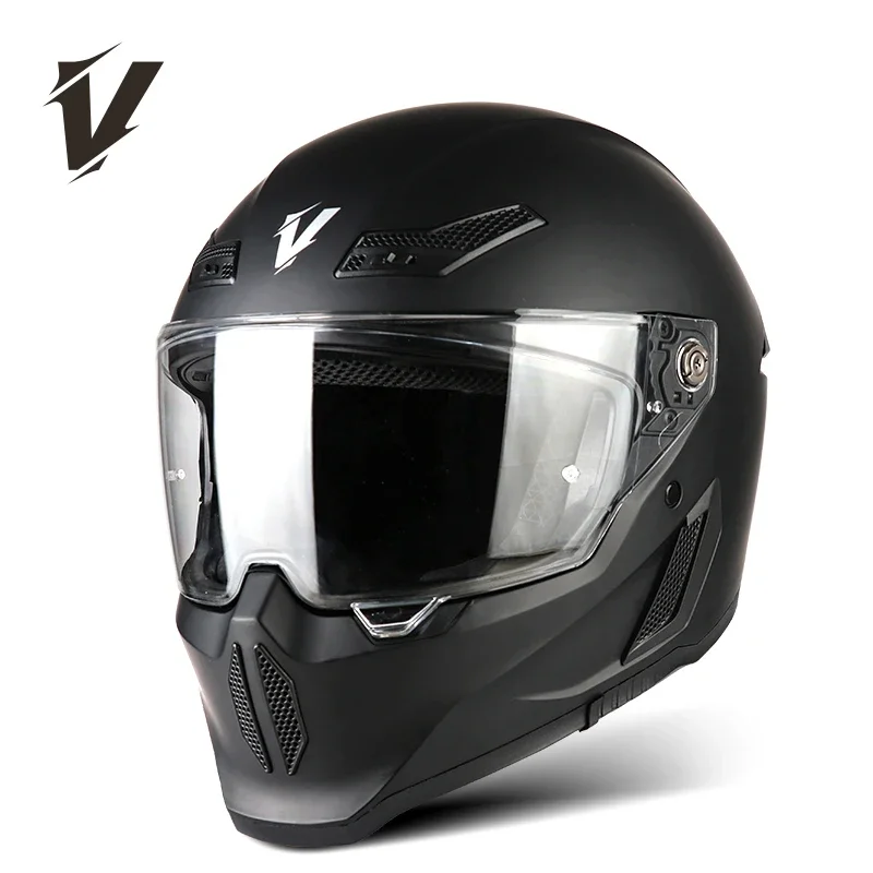 New Motorcycle Helmet DOT Approved  Full Face Racing Off-road Helmets Capacetes Men Cascos Para Moto for Harley Four Season
