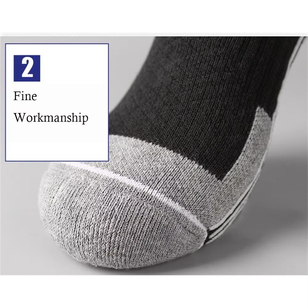 1 زوج الشتاء سميكة جوارب رياضية في الهواء الطلق الدفء امتصاص العرق التهوية مناسبة المشي لمسافات طويلة التزلج على الجليد التزلج الجوارب #3