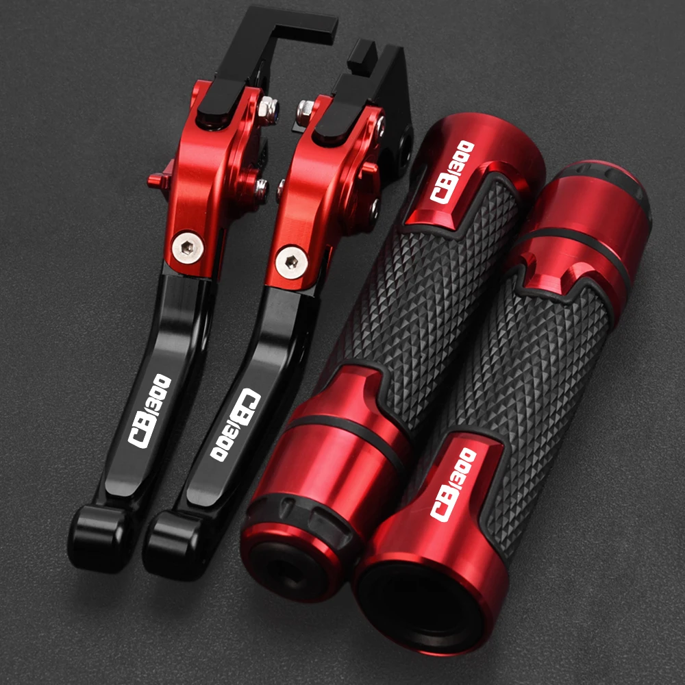 

CB 1300 Motorcycle Accessories Adjustable Brake Clutch Lever Handlebar Grips FOR HONDA CB1300 2003-2010 2009 2008 2007 2006 2005