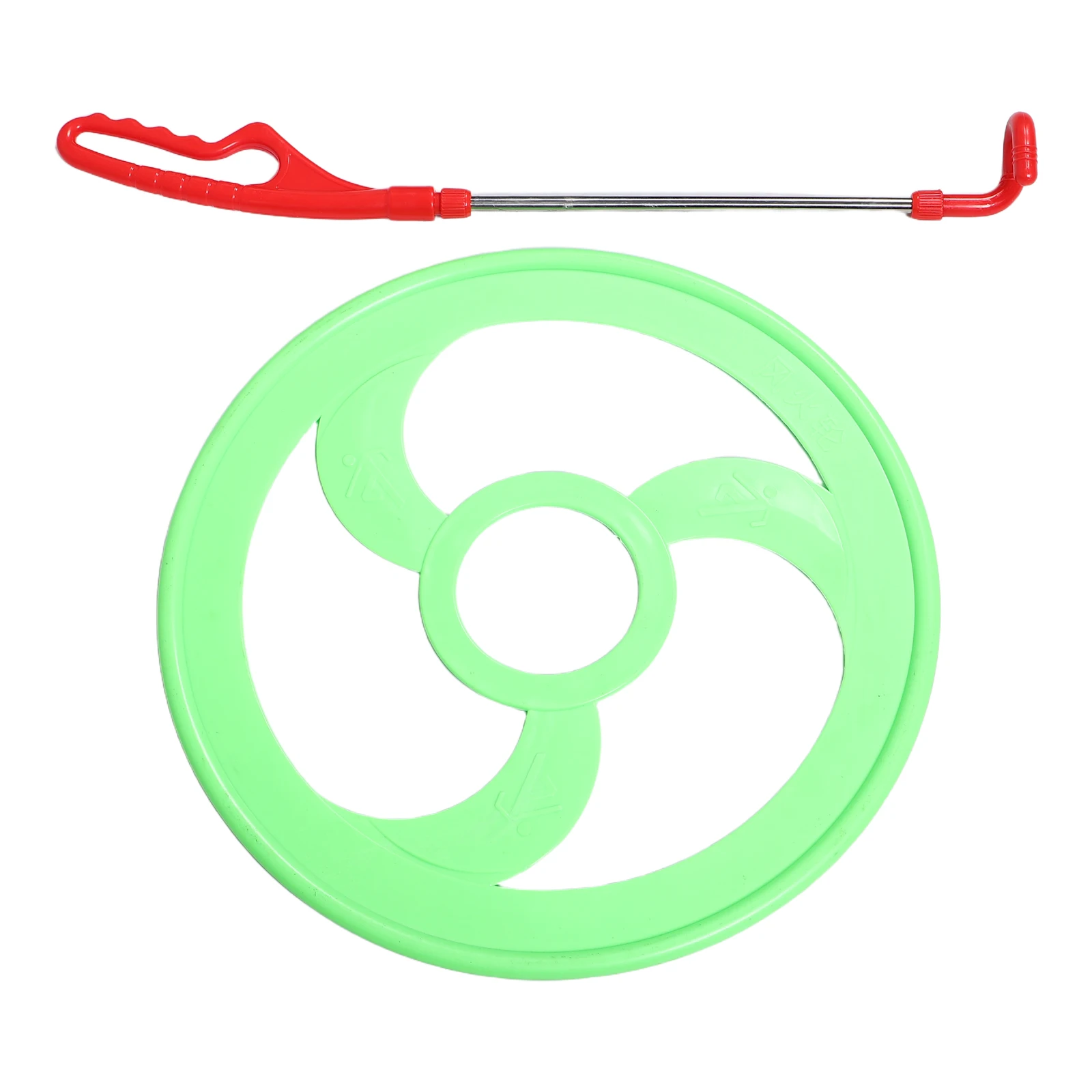 مجموعة واحدة من حلقات الدفع البلاستيكية للأطفال في الهواء الطلق لتدريب المهارات الحركية وخفيفة الوزن ومتينة معدات اللعب للأطفال #2