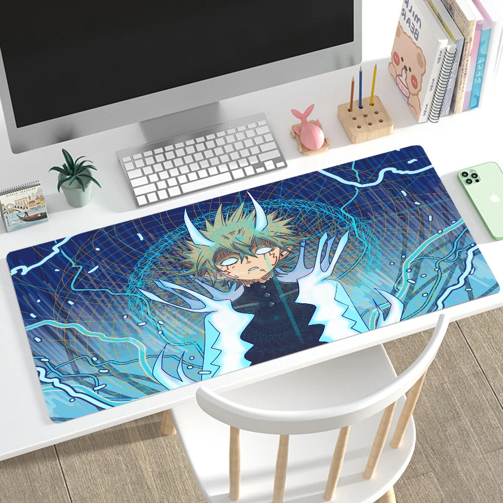 

Black Clover Mousepad Mouse Mat Desk Mat With Pad Gaming Accessories Prime Gaming XXL Keyboard Pad Padding Mat