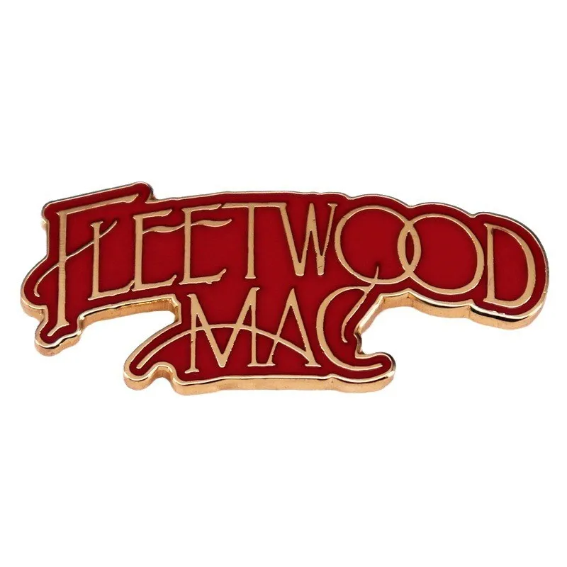 Fleetwood Mac Rock Band Enamel Pin Punk Music Metal Brooch Badge Fashion Jewellery Backpack Accessory Gifts