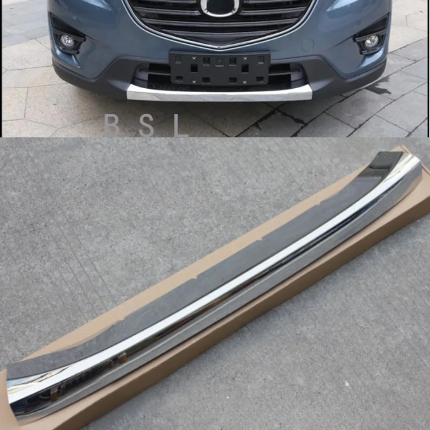 

ABS Car Exterior Front behind Bumper Lip Cover Strip Trim Styling Fit For Mazda CX-5 CX5 2013-2016 Accessories