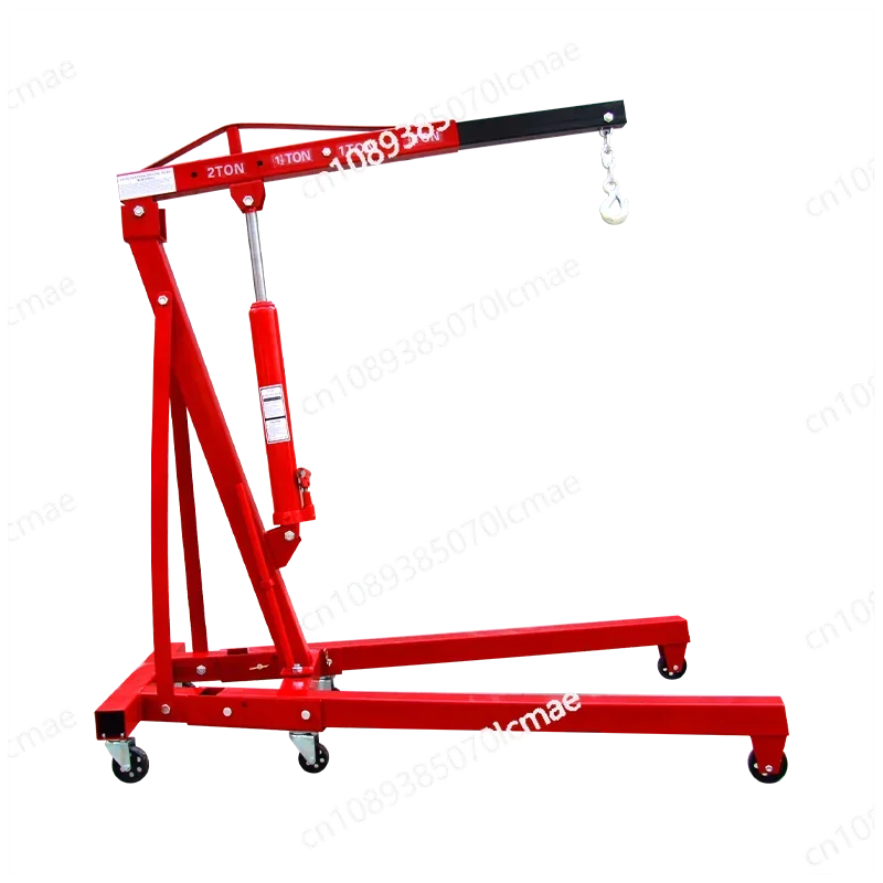 Engine Hanger Engine Crane Hydraulic Car Crane 2T Ton Folding Mobile Crane Auto Maintenance Tool