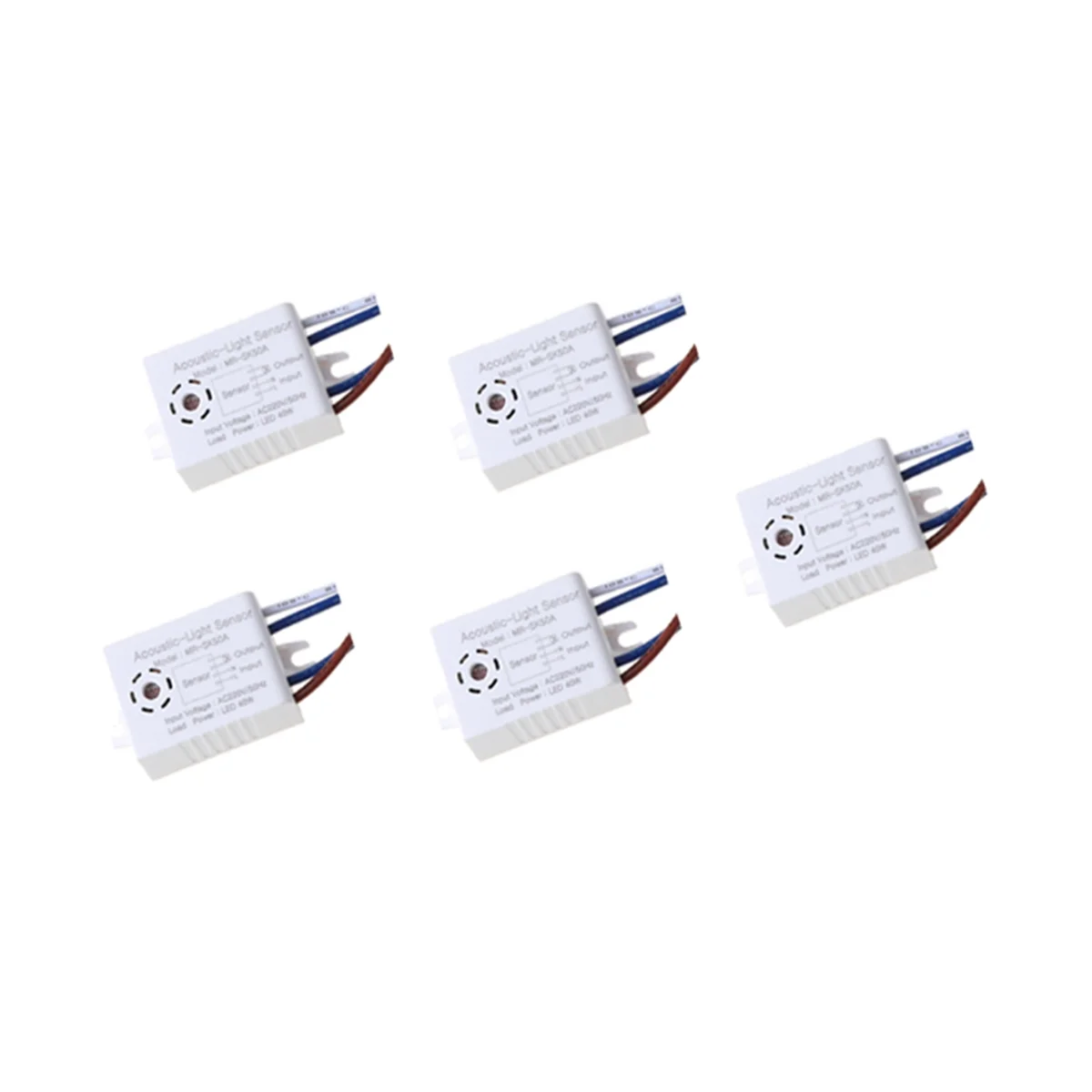 5pc Sound Control Sensor Smart Switches Modul Detektor Sprach sensor intelligente Auto-Ein-Aus-Licht Heimwerker