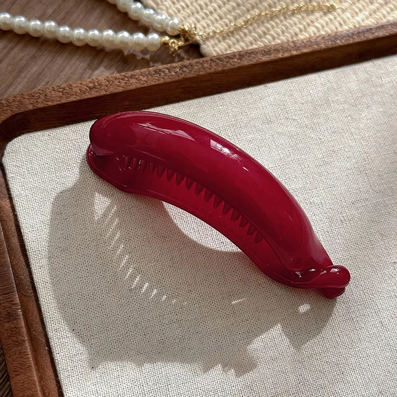 

Korean Minimalist High Ponytail Clip: Retro Twisted Hair Clip, Women's Banana Clip, Hair Accessory