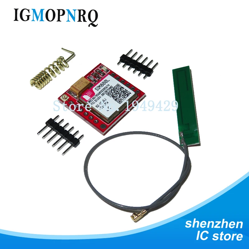 SIM800L GPRS GSM Module Micro SIM Card Core Quad-band TTL Serial Port Antenna PCB Wireless WIFI Board for Arduino Smart Phone