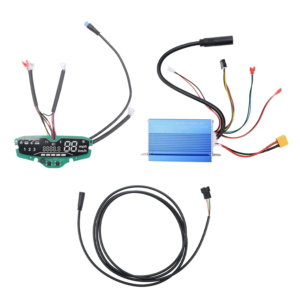 

Perfect Combination of Performance and Durability 48V 18A Electric Scooter Motor Controller and Display Panel Set