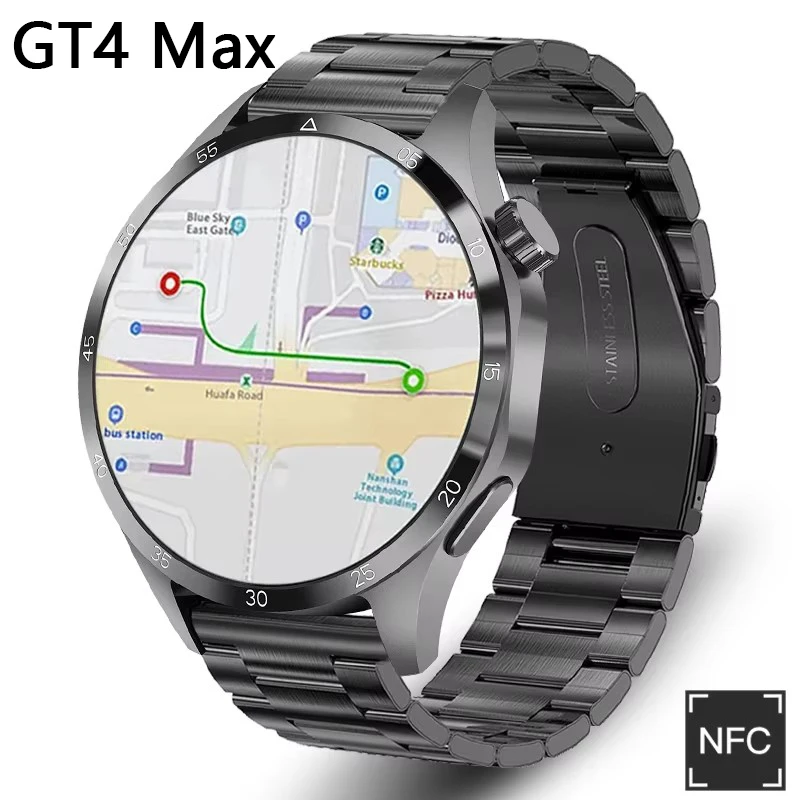 New Outdoor Sport GPS Smart Watch Men 1.43-inch HD AMOLED Screen IP68 Waterproof Bluetooth Call NFC Smartwatch For Android IOS