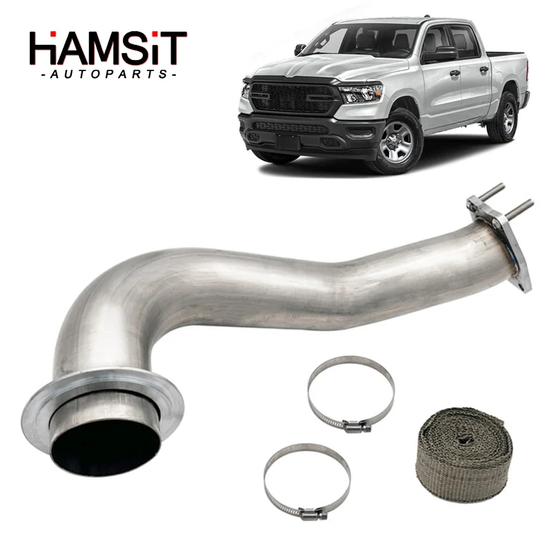 Hamsit 3.5'' Downpipe Exhaust For 2017-2023 6.6L Chevy L5P Duramax Diesel