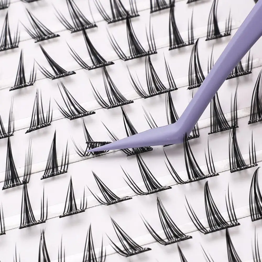 Pince à épiler pour faux cils, applicateur de cils Ultra fin, Extension de cils en acier inoxydable, outil de cueillette de cils, outils de maquillage pour greffage de cils