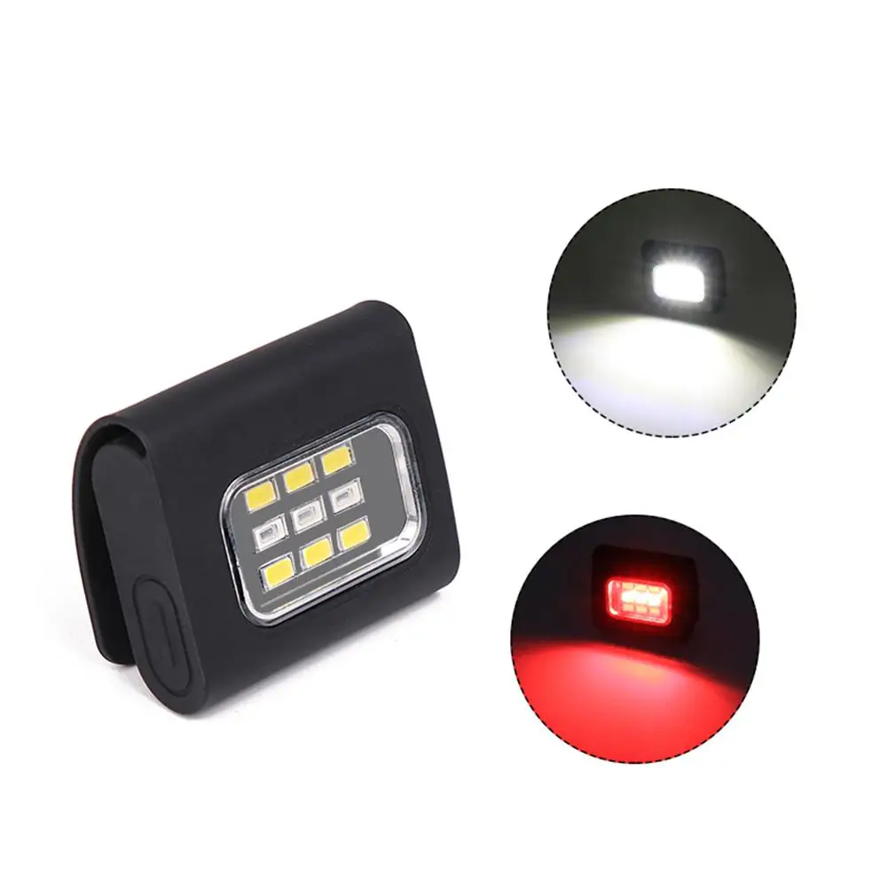 Outdoor Sport Running Lights COB LED Night Running Flashlight Warning Lights USB Charge Chest Lamp Safety Jogging Flashlight