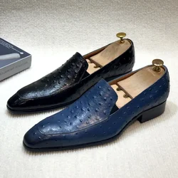 Vintage Fashion Genuine Leather Men's Tassel Loafers Dress Shoes - Casual Elegant Footwear for Business Party Wedding