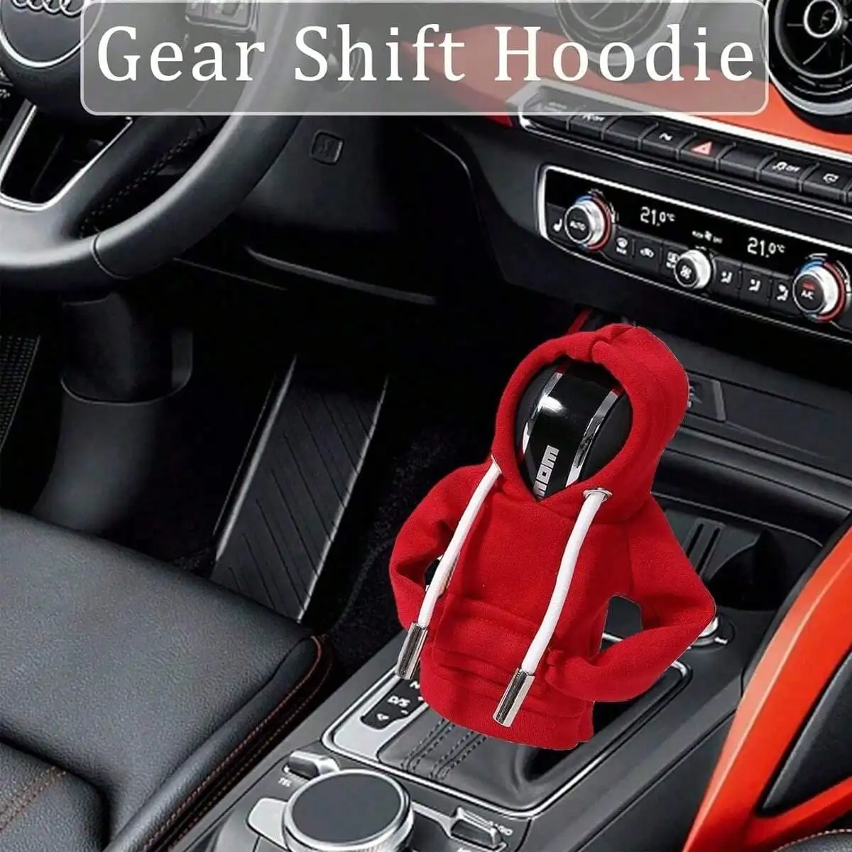 Car Gear Shift Lever Cover, Gear Stick Cover, Car Decoration Accessories (Black, Blue, White, Red, Pink, Green, Purple, Orange, Gray)