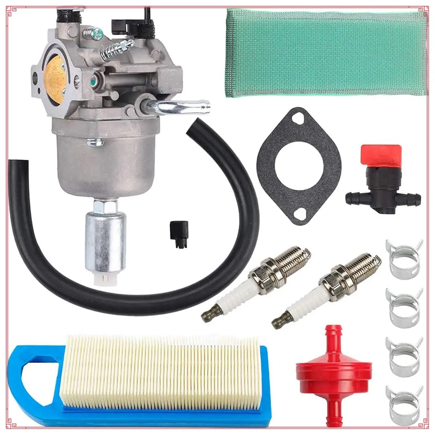 브리그스 & 스트래튼 13.5HP용 기화기 594593 (591731, 796109, 590400, 796078, 498811, 794161, 795477, 31H777 엔진 호환)