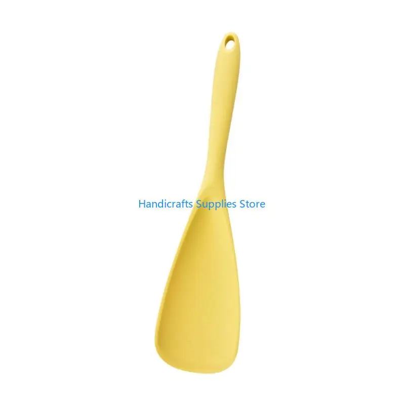 R1WA Soft Touch Silicone Duckbill Spatula for Nonstick Cookware Heat Resistant Stirring Spoon Multipurpose Kitchen Gadget