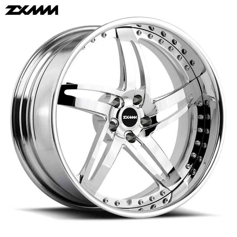 Passenger car  rims deep concave deep dish polish lip 17 18 20 24 26 inch for Jeep off road 6x139.7 4x4 forged alloy wheels