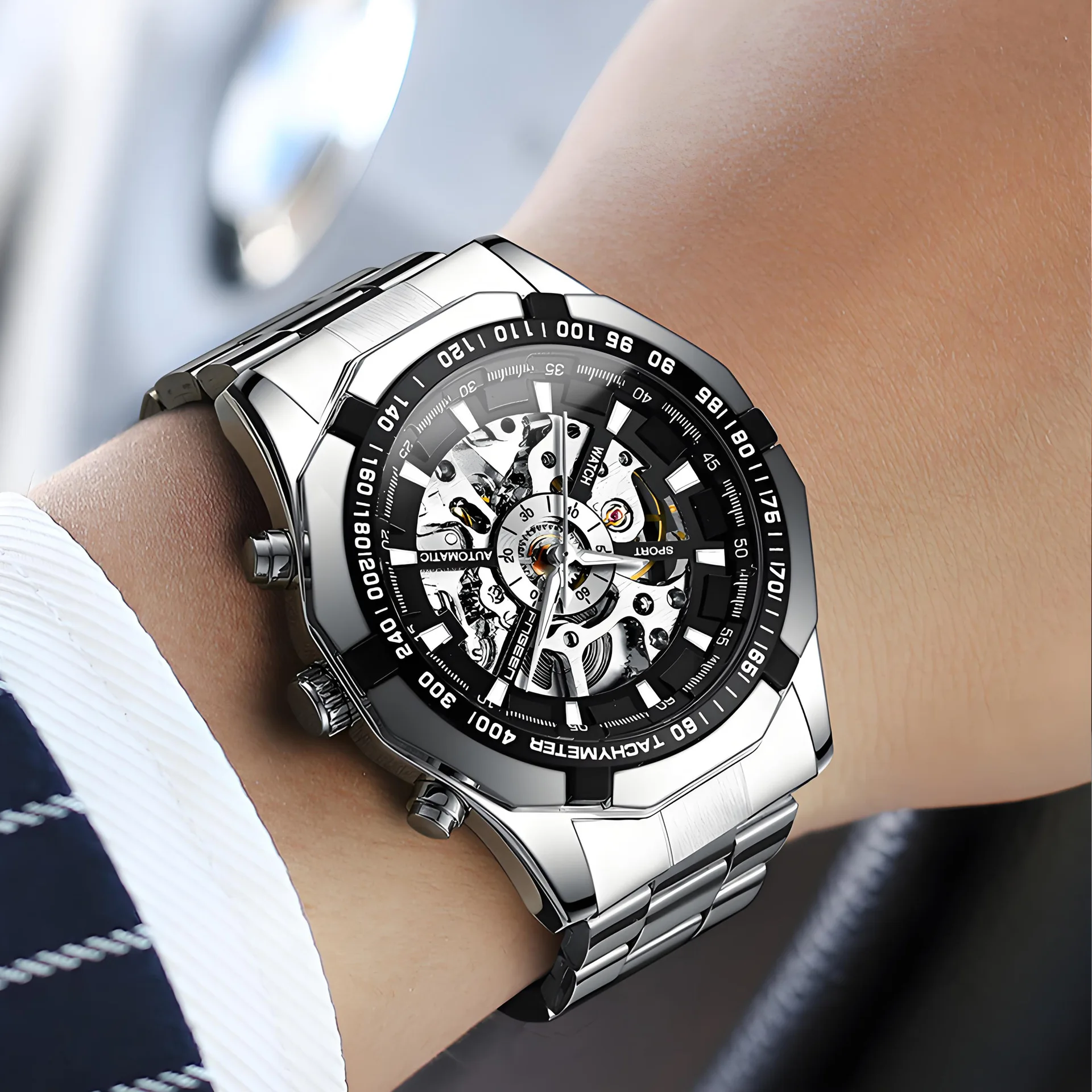 BINBOND Orologio Automatico da - Tourbillon Movement Watch recensione e prezzo