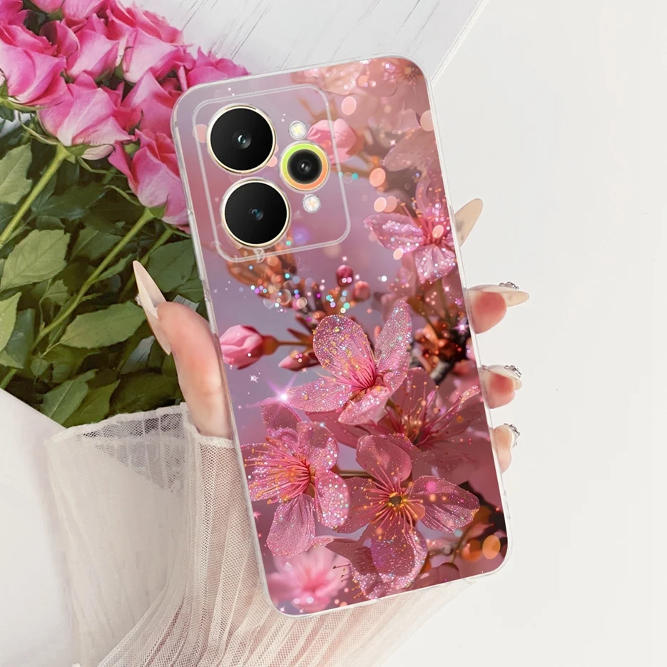ل Realme 15 برو 5G حافظة RMX5101 الملونة رسمت غطاء واضح سيليكون لينة سليم جراب هاتف ل Realme 15 Realme15 برو 5G قذيفة