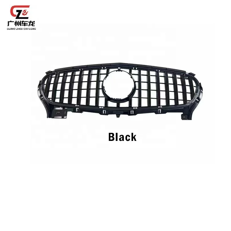 GTR Style Car Front Grille For Mercedes Benz AMG GT S GT R GT C 2 DOOR 2015 2016 2017 Car Grills ABS Material Accessory Parts