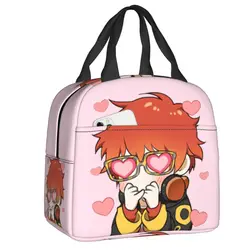 Mystic Messenger 707 Meme Insulated Lunch Bag for Women Portable Thermal Cooler Lunch Box Camping Food Picnic Container Bags