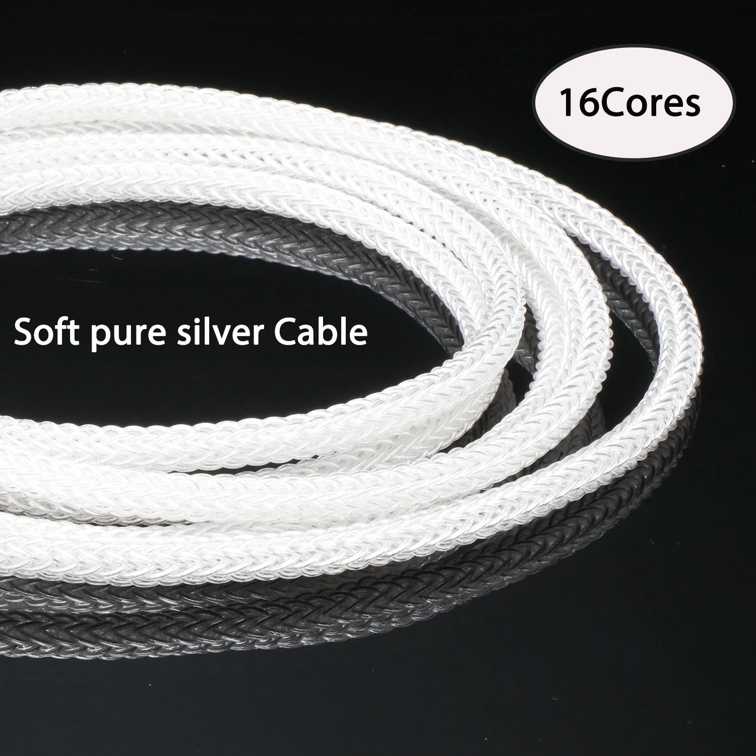 USB Cable 16Cores Pure Silver Type C Line USB A to Type C OTG Decoder DAC Data Line MIDI Digital Piano DAC Audio OTG Cable