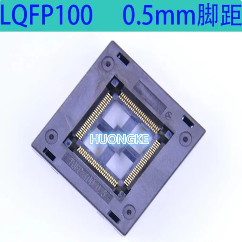 1PCS/LOT LQFP100 1PCS/LOT Test Stand TQFP-100-0.5 Burn Stand IC Stand Aging Stand TQFP100 Programming Stand