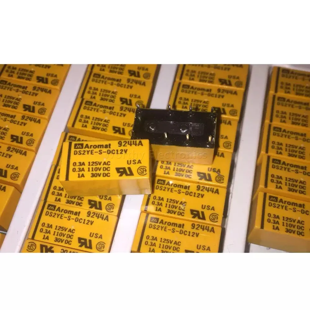 

Free shipping 10pcs/lot 12VDC 2A 8PIN Relay DS2E-M-DC12V