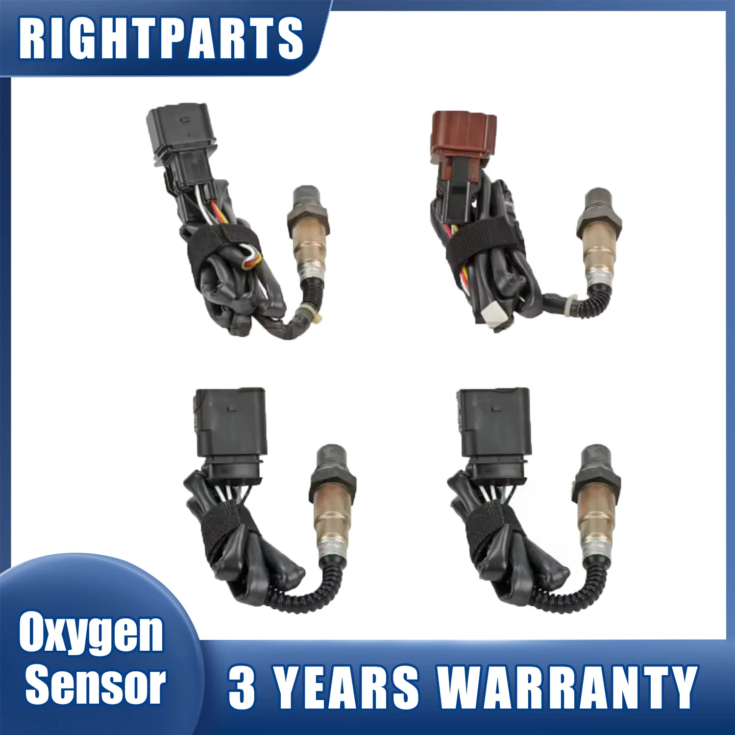 4pcs Front & Rear Lambda Probe O2 Oxygen Sensor for PORSCHE CAYENNE S 9PA 4.5L 2002-2007 94860612800 94860612900 2*95560613601
