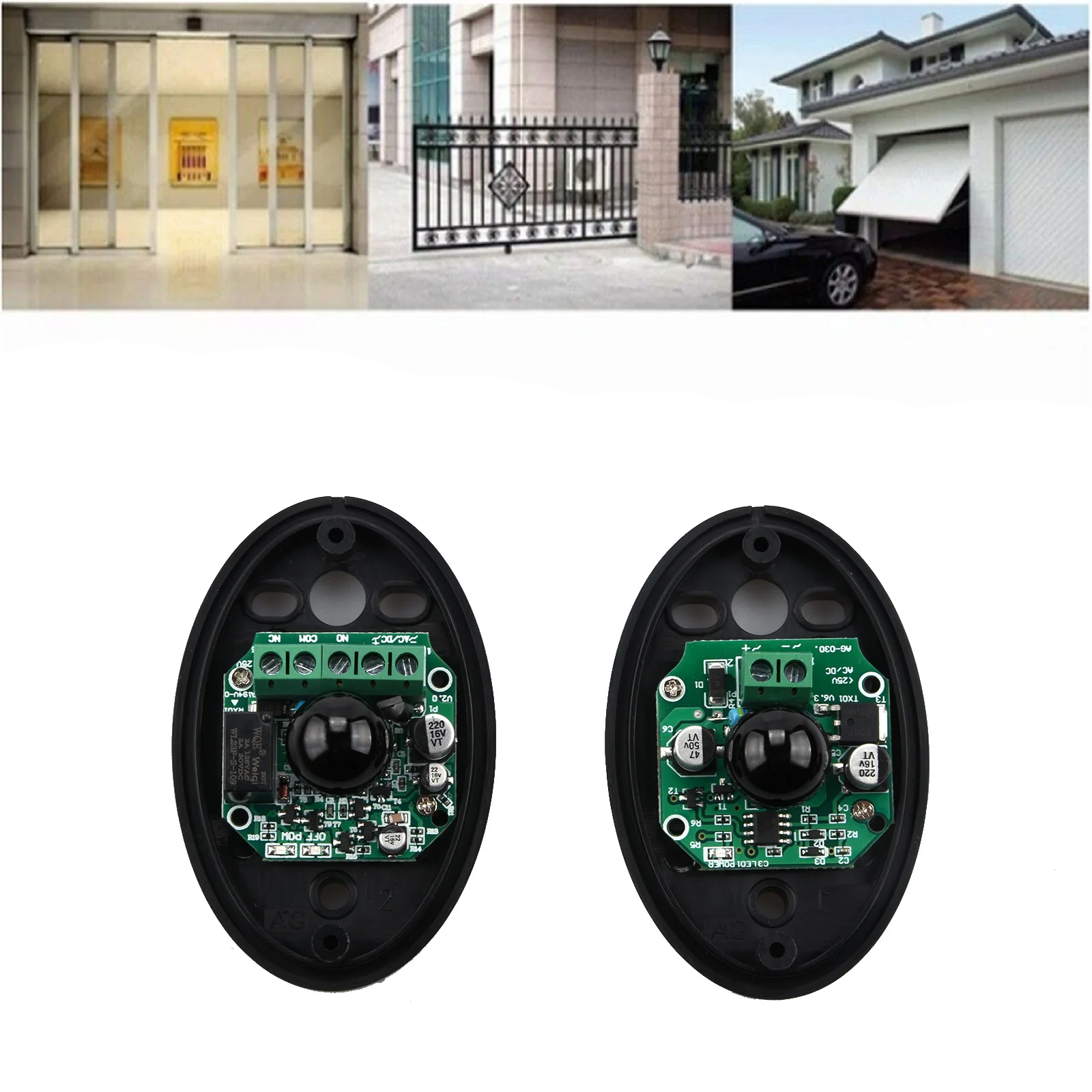 20m Waterproof Active Photoelectric Single-beam Infrared Laser Sensor Obstacle Detector Anti-theft Alarm System Home Security