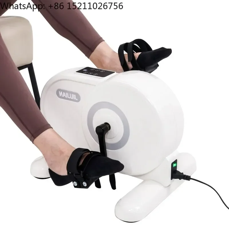 Workout Arms Legs Foot Rehabilitation Hand Exercise Machine Pedal Exerciser Auto Dual Exercise Bike Therapy Physical for Stroke