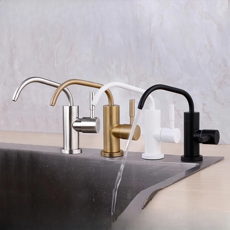 

Прямой питьевой кран из нержавеющей стали 304, очиститель чистой воды, 2 точки, специальное бытовое внутреннее окно, короткий бар, магазин чая с молоком