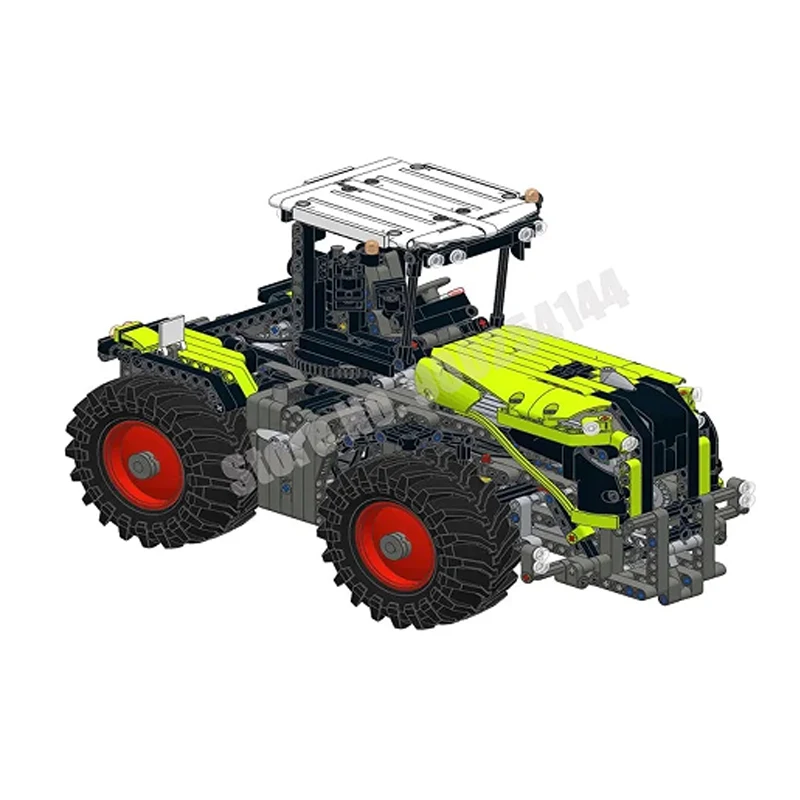 MOC - Custom RC 42054 Modification Motors Bricks Kit for 42054 CLAAS XERION 5000 TRAC VC Technical Building Block Brick DIY Toys