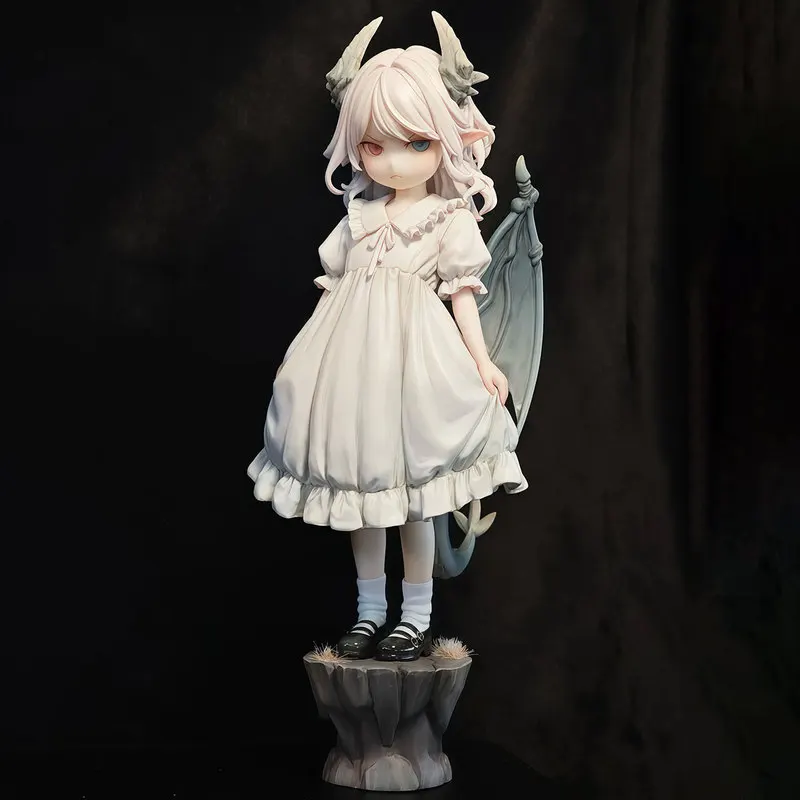 

S + High Configuration Version Angry Dragon Girl Xiao Yin 18 см аниме серии Gk модная игрушка периферийная фигурка статуя подарок