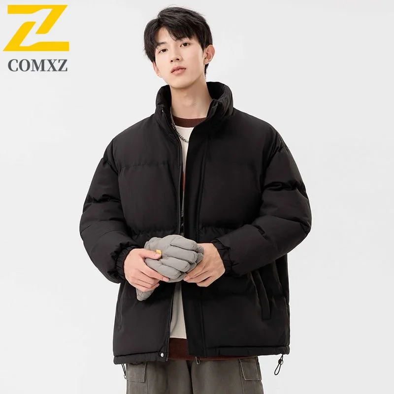 

COMXZ 85% Белый утиный пух Зимняя куртка на белом утином пуху Мужская одежда Термальное трендовое пальто Топ водонепроницаемый и ветрозащитный спорт на открытом воздухе