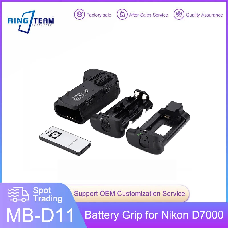 With Remote Control D7000 Vertical Battery Grip MB-D11 for Nikon D7000 Camera Replace MBD11 Grip