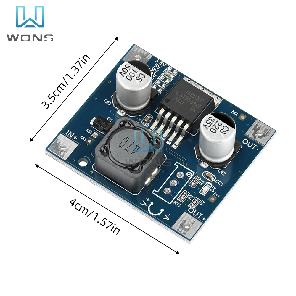 DC 3-40V naar 3,3V/5V/9V/12V/18V Step-down Power Module LM2596 Step-down Module DC1.5-35V Verstelbare Spanning Power Module ﻿