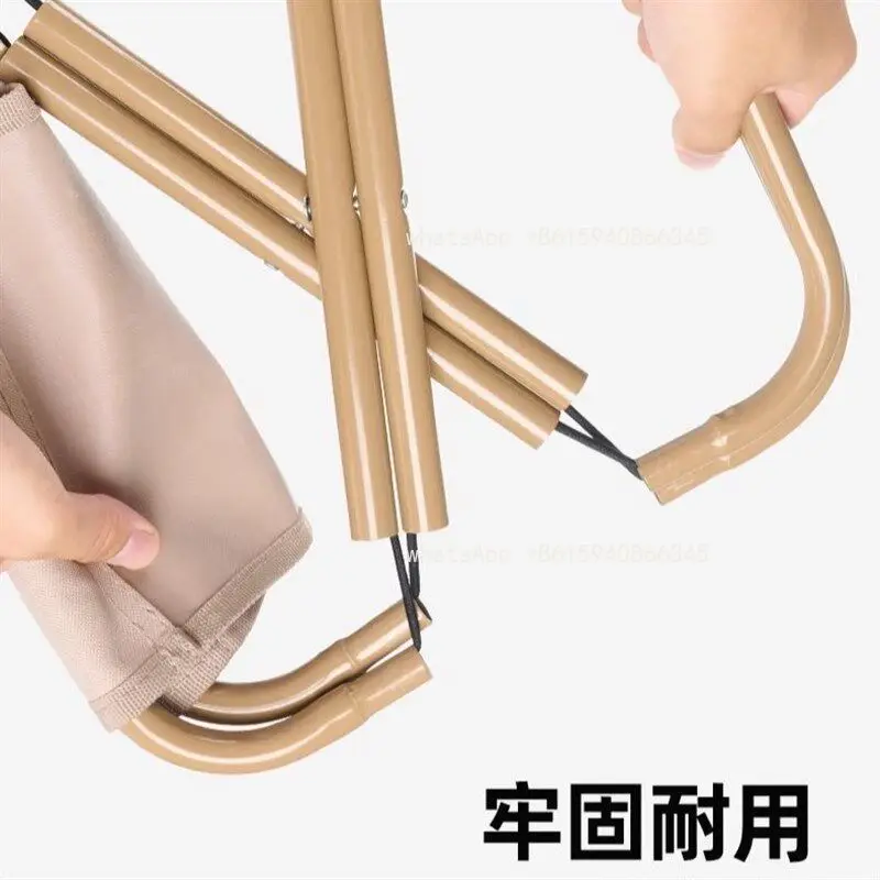 Portable folding stool, suitable for picnicking, fishing, hiking, and beach activities