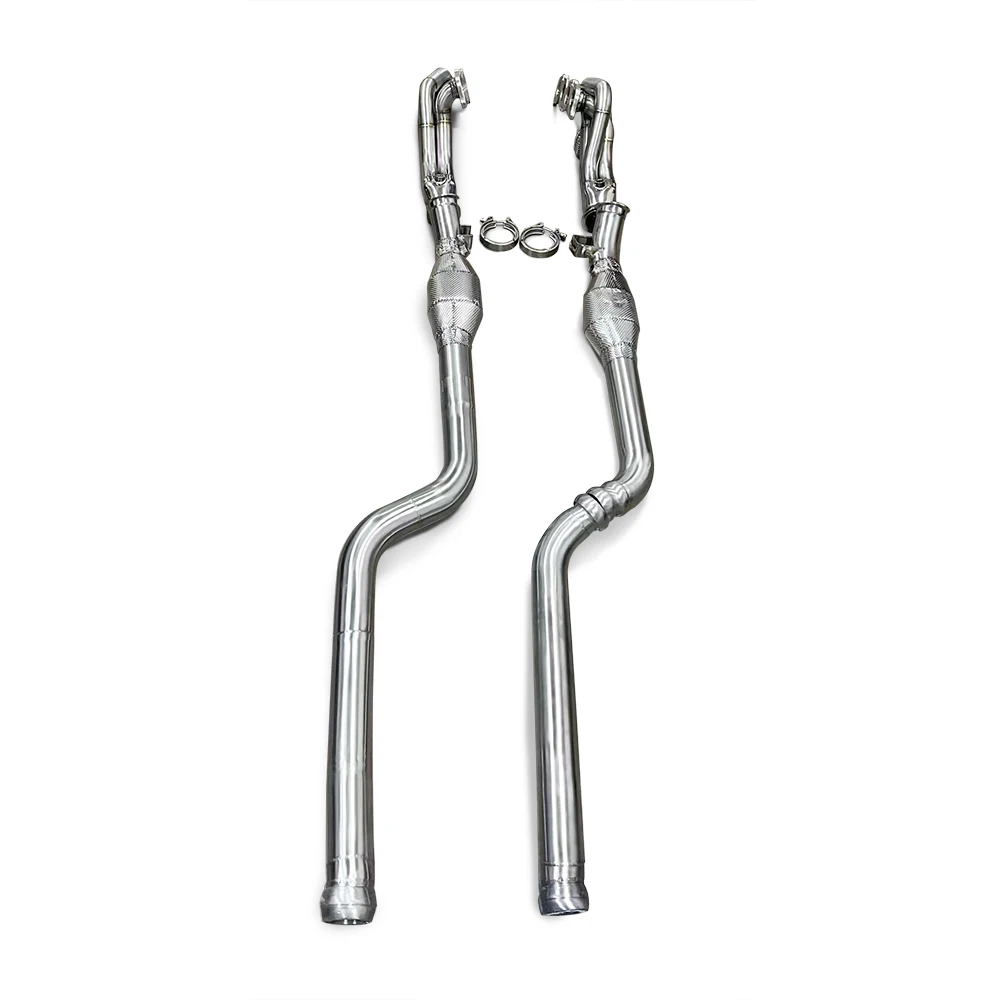 High Performance Exhaust Manifold Header Downpipe for C63 W204 6.2L 2012-2015 Factory Direct