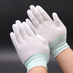 1Pair Antistatic Gloves Anti Static ESD Electronic Working Gloves Pu Finger Coated Finger PC Antiskid For Finger Protection