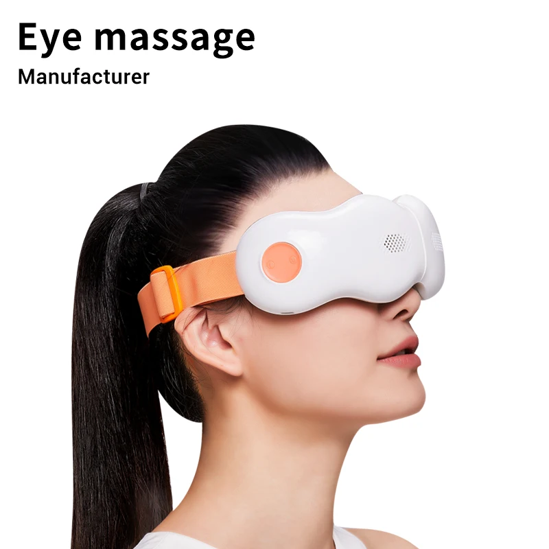 Manufacturers wholesale adjustable foldable massager portable Music Heat Compression electric smart New eye massager